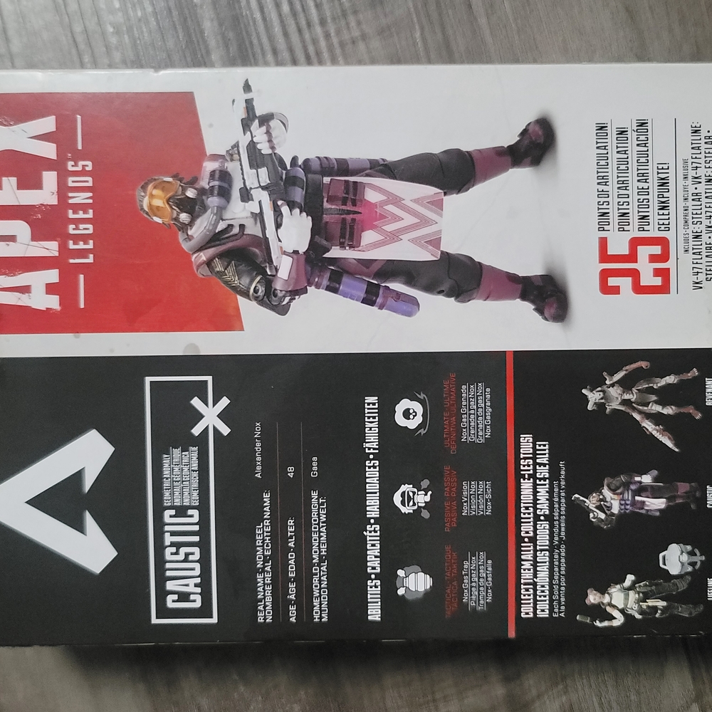 Apex Legends Caustic Action Figure - Picture 2 of 3